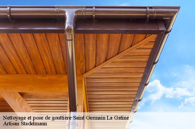 Nettoyage et pose de gouttière  saint-germain-la-gatine-28300 Artisan Stadelmann